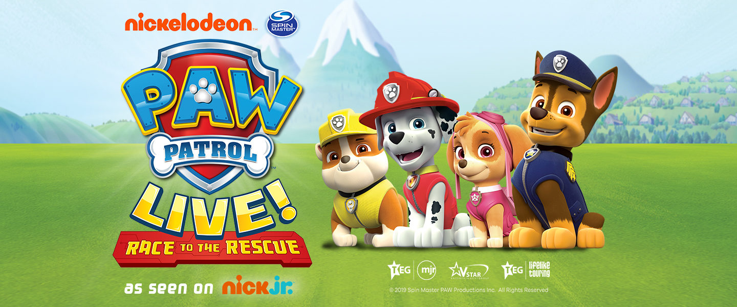 Paw Patrol Aberdeen 1440x600px