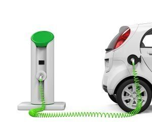 Electric vehicle charging point holiday home 300x270