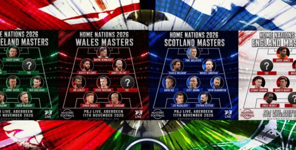 Masters Football Squads