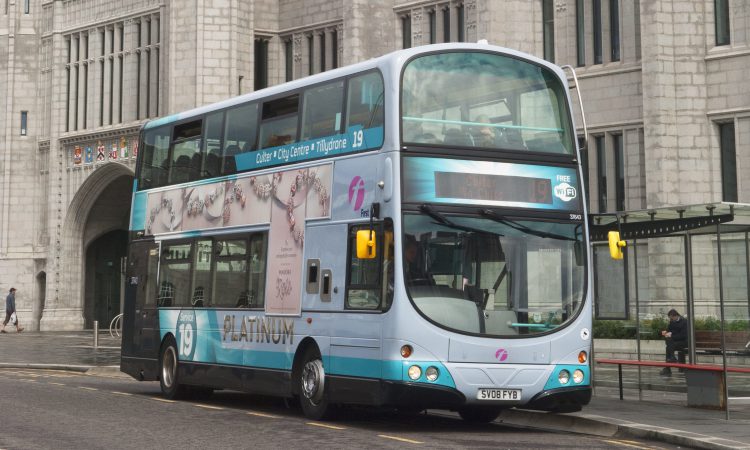 Bus on Broad Street