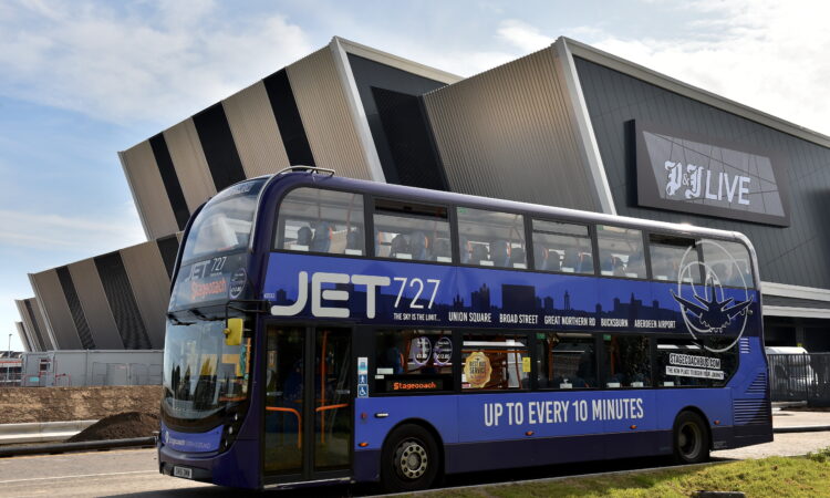 Stagecoach announced as official transport partner at PJ Live credit Aberdeen journals