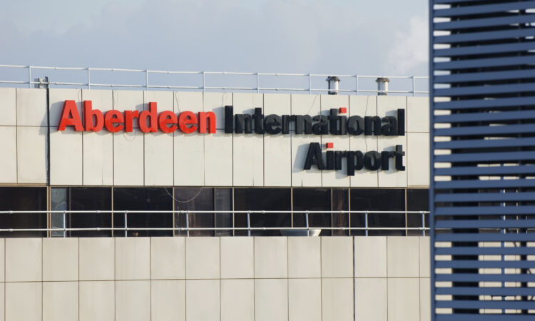 Aberdeen Airport Sign
