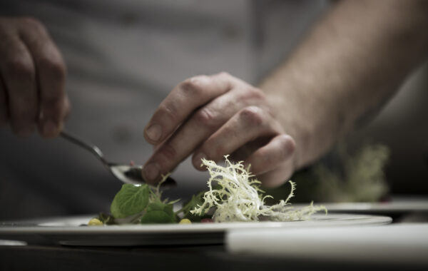 Chef Prepping Food