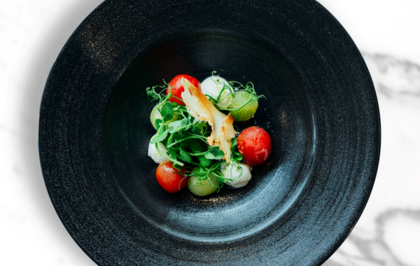 Marinated Cherry Tomato & Mozzarella Salad