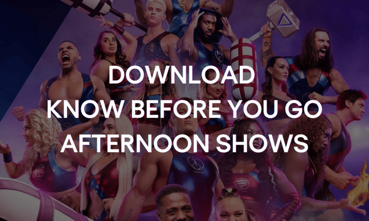 Gladiators Live - Know Before You Go - Afternoon Shows
